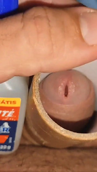 Sharpening the Glans Penis with Liquid Glue.