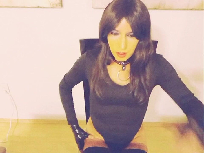 Tammy sissy slave: Nice Masturbation at Home