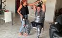 Selfgags femdom bondage: Gordo cara seguido em casa por fita adesiva louca cadela (episódio 2...