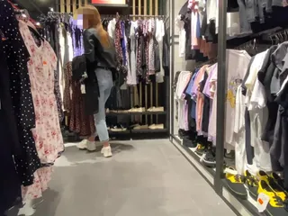 The Girl Worked Out the Purchase Right in the Locker Room