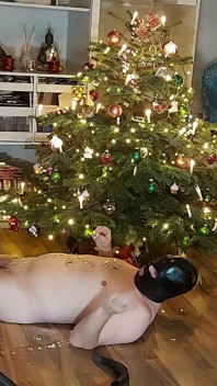Vacuuming the Very Dirty Slave on Christmas