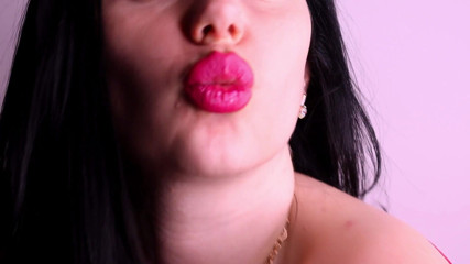 Goddess Misha Goldy: Rose lipstick & mesmerizing tease