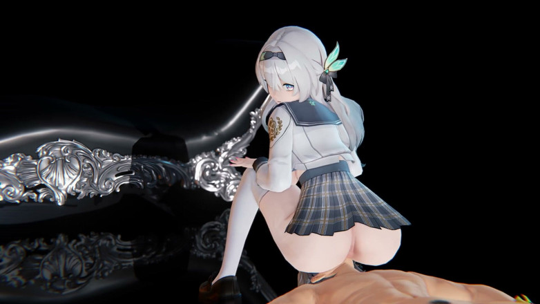 NSFWOtaku: Honkai Star Rail - Seks Firefly X Caelus - Animasi Hentai 3D