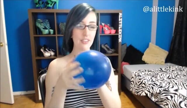 Miss Faith Rae: Balloon blowing