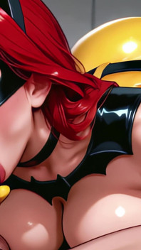 Festa Do Iogurte: 3D Comic Latex Vigilante POV (4k, Sem Censura Ai Hentai)