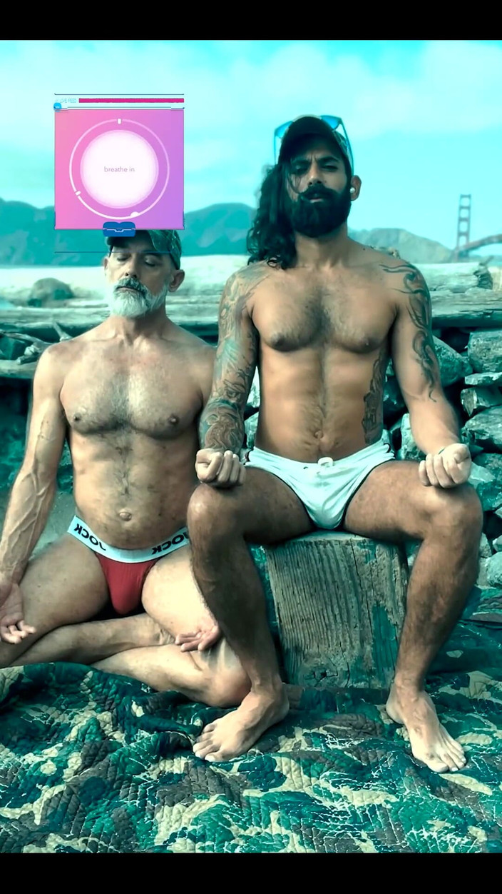 Tantric Fitness: Strand mit meinem freund