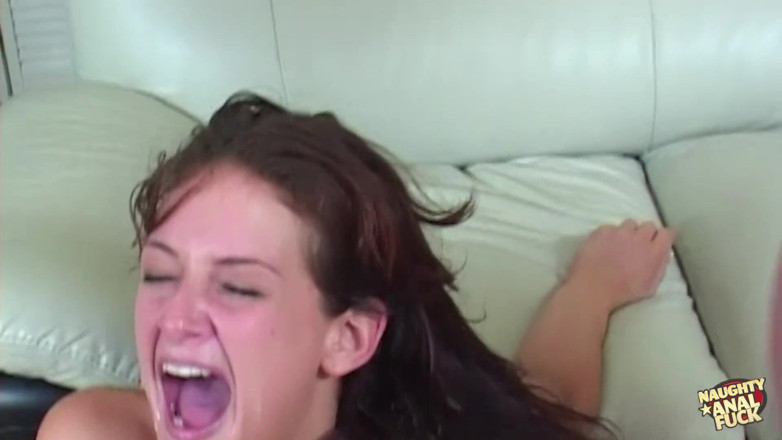 Naughty anal fuck: Two Cute Slim Girls Love Sharing a Big Cock and...