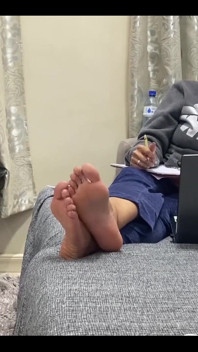 Kiffa Ignores Foot Slave While He Licks Worship Her Feet