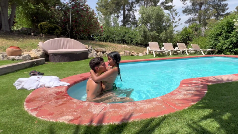 Yasmina and Brady: Neighbor Peeking at Us While We Have Sex in the...
