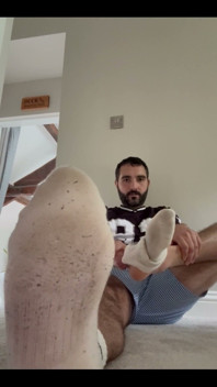 Sniffing My Overused Socks After the Gym!