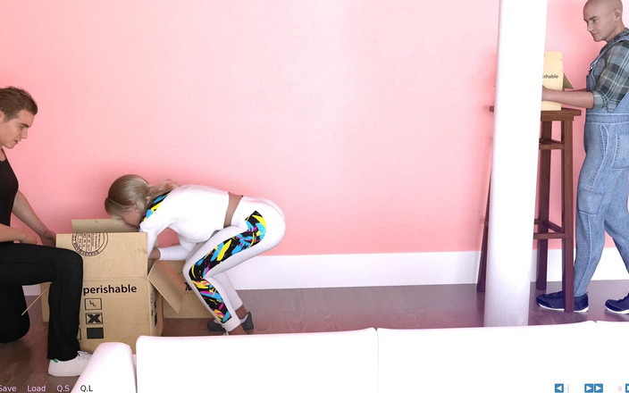 Adultgameplayvideos studio: La fidanzata # 2 il lavoratore, Edward stava guardando il culo di...