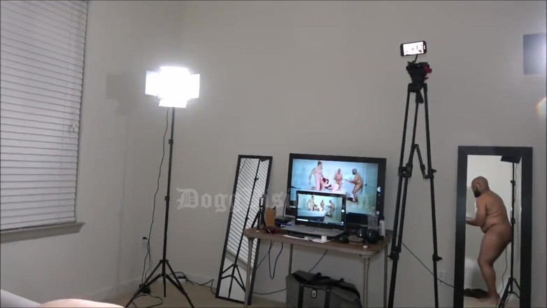 DoggVision: 3 cocks and double-vag for tiny squirting nympho