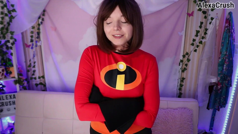 AlexaCrush: Mrs Incredible Sucks Syndrome POV Facial and Blowjob