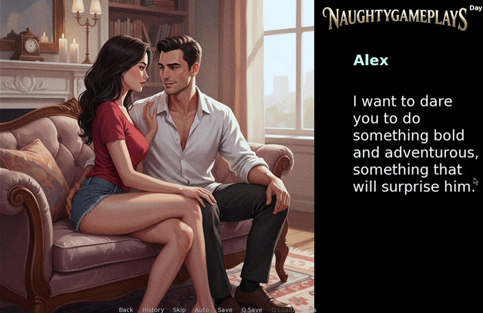 Naughty gameplays: Tantangan istri (bagian 03) oleh Hot_scorpion - suami berbagi istrinya - game 3d