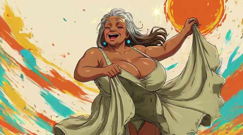 Huge Boobs: Animație cu dans cu bunicuțe cu țâțe mari