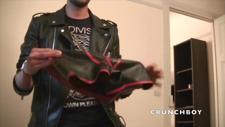 FETISH BDSM STUDIO: Fucked barebad with fetish leather clothes