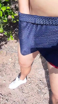 I Go Running in Shorts and I Get so Aggressive That I Cum in My Pants