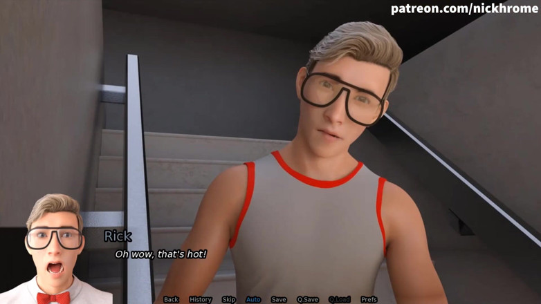 Visual Novels: SexBot 84 - 仮想または実際のディック