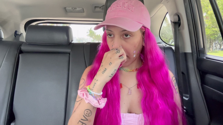 Nali Marie: Blowing My Nose in the Car POV Digging for Gold...