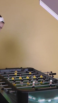 A Strip Foosball Game Promises a Spanking Treat at the End