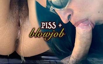 thundass: Blowjob kencing dan deeptroath di dalam kereta