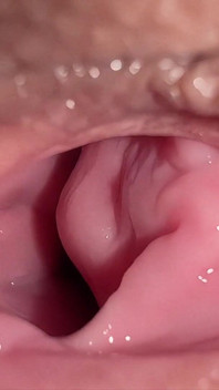 Gadis semok ini lagi asik orgasme - close up!