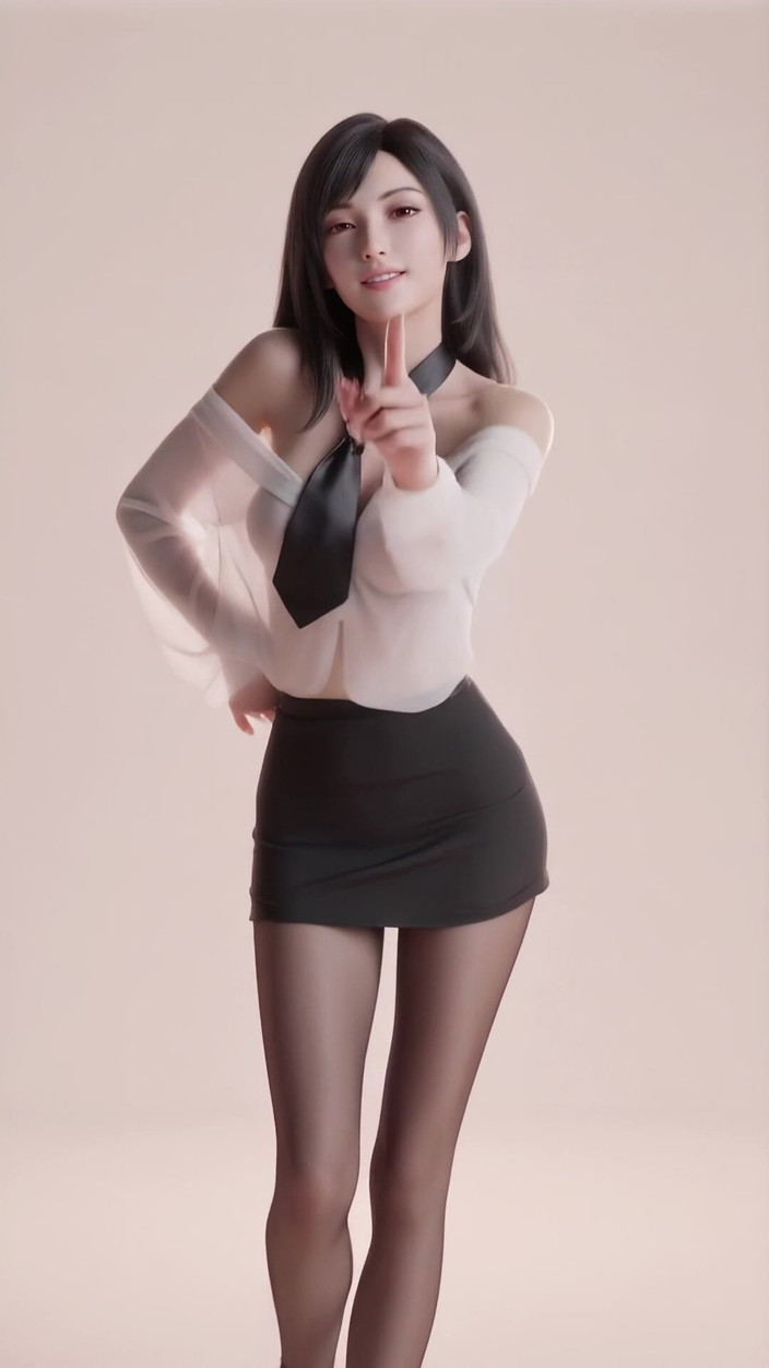 3D-Hentai Games: Tarian percaya diri Tifa (sistar - keren banget)