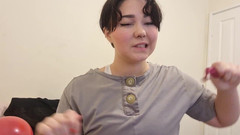 Dramatic Dumpster Fire: Blowing up 5 Balloons