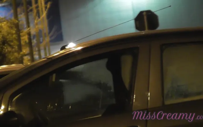 Miss Creamy: Sharing My Slut Wife with a Stranger in Car in...
