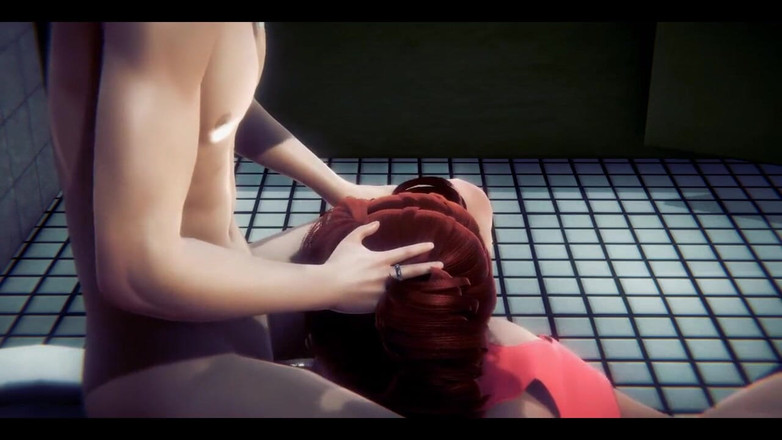 HentaiTubes: Hentai 3D Uncensored - Shien Sex in Toilet Part 2 - Japanese Asian Manga...