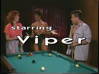 Old Good Porn: Two sexy ass blonde and brunette babes on pool table...