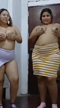 Two Big Booty Latina Girls Dancing