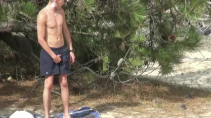 STRAIGHTS BOYS COERCED TO FUCK GAY: Seyx straight boy fucked in th epublic beach exhib