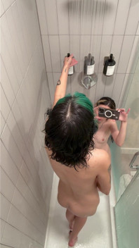 Mona Roman Shower Make Out Bts 4K