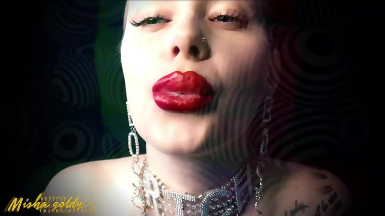 Goddess Misha Goldy: Binaural ASMR &amp; Mindfuck! Quay tay vào miệng tôi và khạc...