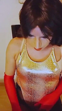 Hot Crossdresser Watching Porn and Enjoying My Feminine Side