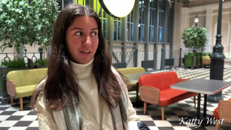 Katty West: Real Porn Casting in a Mall Public Toilet