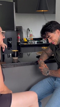 Stepmother Fucks Her Stepdaughter's Boyfriend Right Behind Her Back