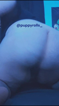 Showing My Asshole Under the Blue Lights! Want Me to Ride, Huh?