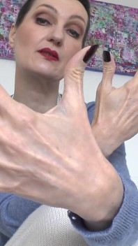 Elegant, Dark Fingernails, Hand Fetish, JOI Lady Victoria Valente
