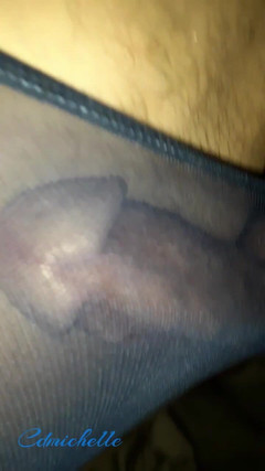 Crossdressers Cd Michelle wearing sexy lingerie: Transvestit Cdmichell Kommt Große Ladung Im Blauen Einteiler-body