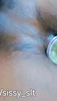 Pissing in Chastity Cage