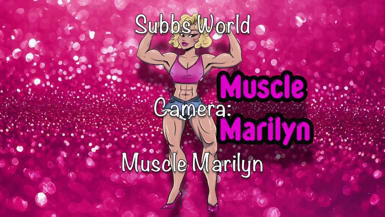 Muscle Marilyn: Buigend en neukend poseren