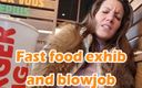 Lety Howl: Fast Food Exhib für Lety Howl und blowjob