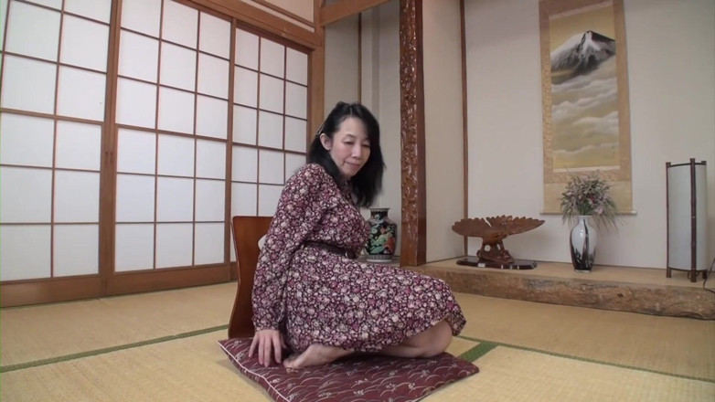 Japan Lust: Busty Japanese granny strips and rides cock