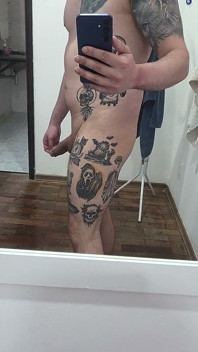 Chubby Shows off His Tattoos - Face on Onlyfans Lkingsbr1