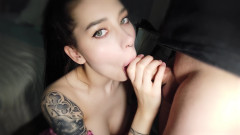 Honey Haze: 恥ずかしがり屋の継娘が私のチンコをしゃぶる