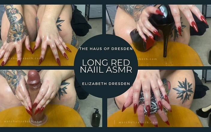Elizabeth Dresden: BBW MILF Long Red Nails, Hand Fetish Asmr W Heels &amp;...