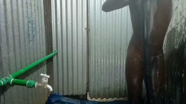 Gay sex video 1: Nudy Shower and Masturbate