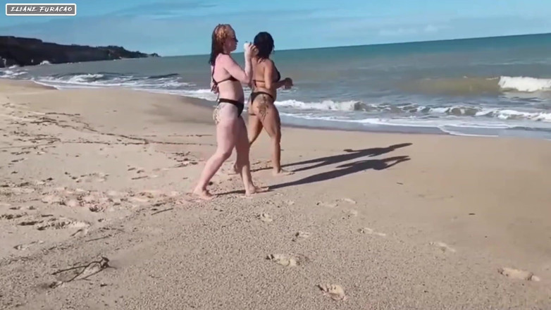 Eliane Furacao: Fomos Em Praia De Nudismo Quando Vimos O Negao Ficamos...